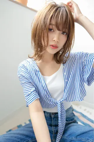 ミディアム REGO所属・🔥似合わせのプロ 🔥REGOのヘアスタイル