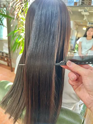 ロング カラー 石井 佑樹のヘアスタイル