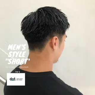 ショート メンズ CLUTCH天王寺 西藤遥河のヘアスタイル