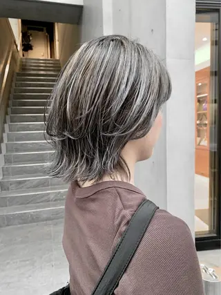 ミディアム カラー ルーツカラー/ デザインカラー/井川のヘアスタイル