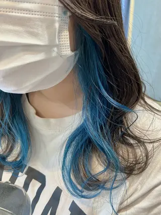 セミロング カラー 縮毛矯正×艶カラー /中村勇太のヘアスタイル