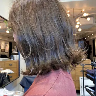 ミディアム カラー ヘアアレンジ tane.所属・【ダメージレス施術】 【透明感】北村 拓也のヘアスタイル