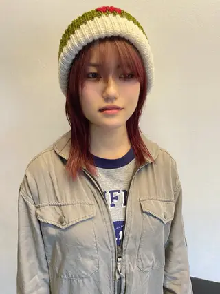 ミディアム カラー 広島/ボブ/レイヤー 🌿‬wakabaのヘアスタイル