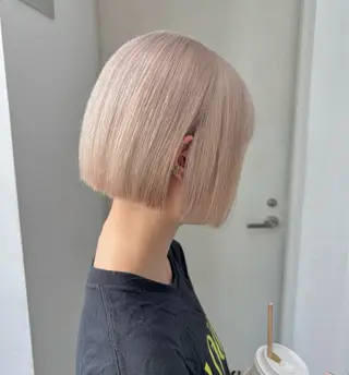 ショート little salt 渋谷店所属・akina＊ブリーチ ♡トレンドヘアのヘアスタイル