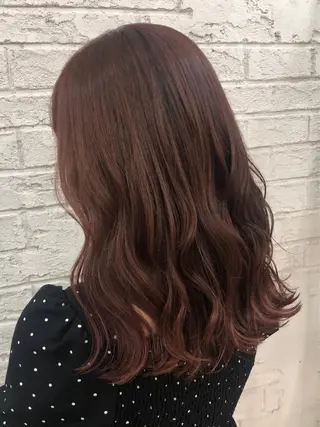 セミロング カラー Eleanor池袋東口2nd所属・池袋/韓国レイヤー 💗🐇amiのヘアスタイル