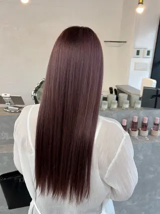 ロング カラー miloc sayaのヘアスタイル