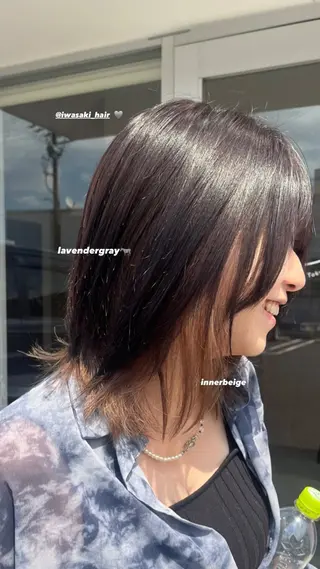 カラー 服部 沙弥佳のヘアスタイル