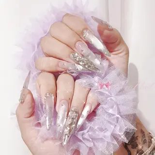 ネイル Mariko【韓国 ワンホン 長さだし】のネイルデザイン