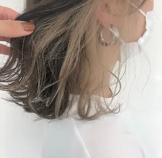 ミディアム カラー GPIP 近藤沙樹のヘアスタイル