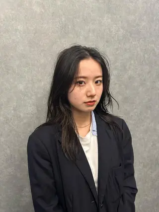 ロング 古沢 新のヘアスタイル