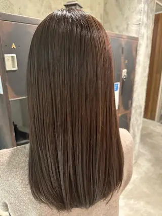 ロング カラー ヘアアレンジ 瀧尻 光のヘアスタイル