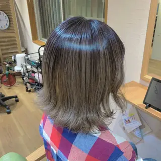 ミディアム カラー little 小濱彰太のヘアスタイル