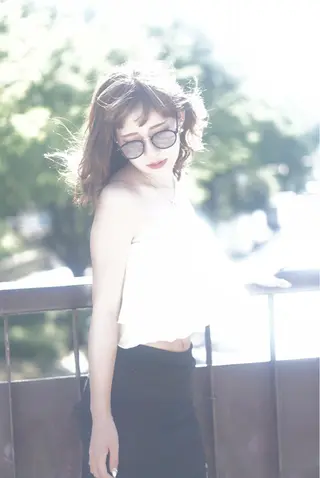 ショート ミディアム セミロング カラー 枝毛カット＆髪質改善 満足NO.1岡しゃんのヘアスタイル