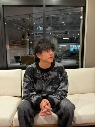 パーマ メンズ nir.所属・鳥栖美容室/nir. 美優/ミユのヘアスタイル