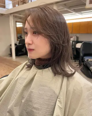ミディアム カラー tete nico所属・似合わせ/ヘアカラー nanami🌸のヘアスタイル