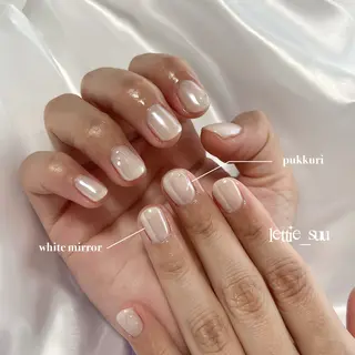 ネイル lettie🎀 京都ガーリーネイルのネイルデザイン