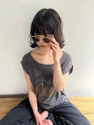 ショート デザインカラー🥂 YUKAのヘアスタイル