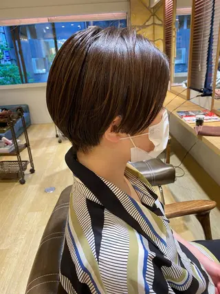 ショート kawabe maikoのヘアスタイル