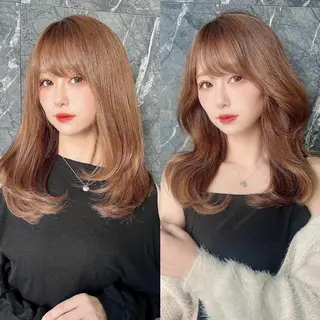 セミロング 韓国ヘア特化型美容師 カワノマイ🇰🇷のヘアスタイル
