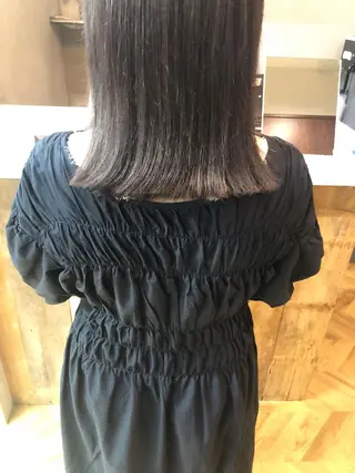 ミディアム カラー 遠藤 眞実のヘアスタイル