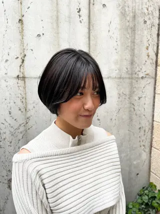 ショート カラー iruk（イルク）所属・木村翔/大名ショート ボブ/ショートボブのヘアスタイル