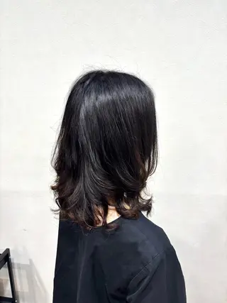 ミディアム 髙木 雅子のヘアスタイル