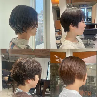 ショート 🌈ご予約リクエスト 📩ください⭐️のヘアスタイル