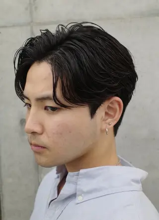 ショート カラー パーマ メンズ RETOUCH by fifth 銀座店所属・似合わせカット /fifth富樫倭のヘアスタイル