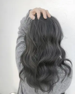 セミロング カラー パーマ ヘアアレンジ 【ツヤ髪美容師】 ツダケイスケのヘアスタイル