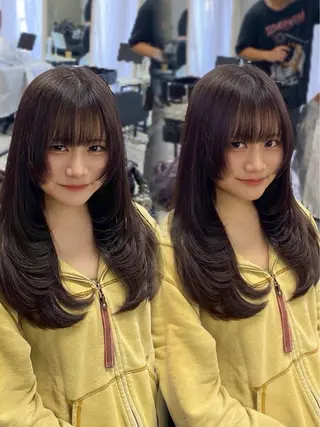 カラー ‎XELM高崎‎‎‎ ‎‎🤍Kyoka‎のヘアスタイル