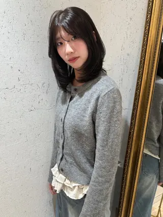 ミディアム カラー mai / linoah˚✧のヘアスタイル