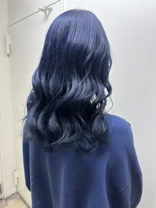 セミロング eL HAIR SALON なんば店所属・ブリーチカラー特化 /焼田貴明のヘアスタイル