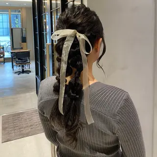 ヘアアレンジ yukari🌷名駅 *大人かわいい艶髪のヘアスタイル