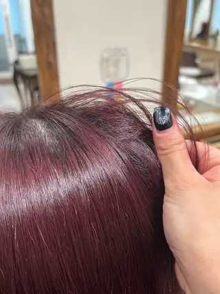 ロング カラー 髪質改善&艶カラー/ ほんだあみ (♡)のヘアスタイル