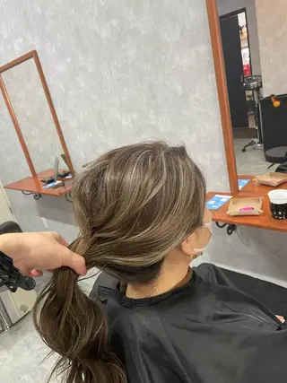 セミロング and K所属・and K 那覇小禄店のヘアスタイル