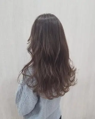 セミロング カラー 顔周りレイヤーカット 髪質改善代表西村功平のヘアスタイル