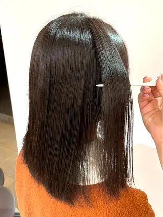 セミロング 佐藤 梨里花 ❤︎のヘアスタイル