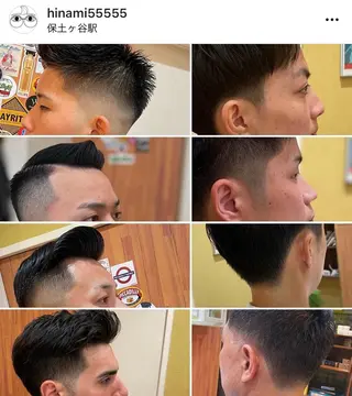 ショート BARBER SHOP HINA所属・BARBERSHOP HINAのヘアスタイル