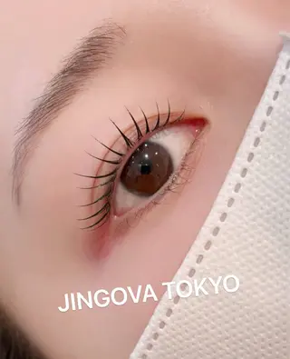 マツエク・マツパ JINGOVA Tokyo Lash & Facial所属・ユミナガ ジンのマツエク・マツパデザイン