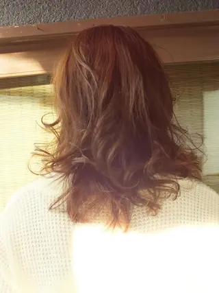 セミロング ＠kutsu tetsuoのヘアスタイル