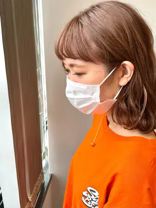 ミディアム カラー Eleanor 立川北口のヘアスタイル