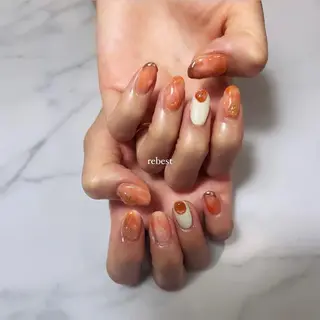 ネイル ❤️💛🩵京橋 痛ネイル⭐️3Dのネイルデザイン