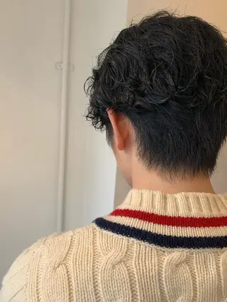 カラー メンズ gotoday　shaire　saron所属・miu. ボブ/透け感カラーのヘアスタイル