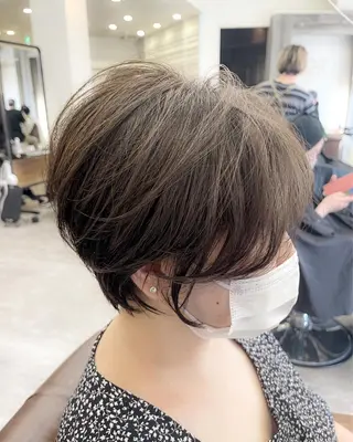 ショート カラー OAK溝の口 𖠋SHINYAのヘアスタイル