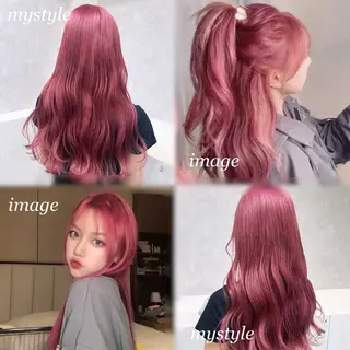 ロング カラー 韓国ヘア🇰🇷透明 感カラー/yui💞のヘアスタイル