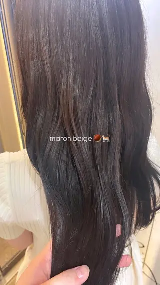 ロング おくにし はなのヘアスタイル