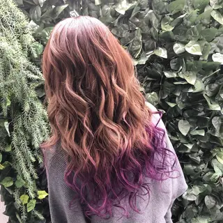 ロング カラー ヘアアレンジ Tiger  Lily所属・江藤 星史のヘアスタイル