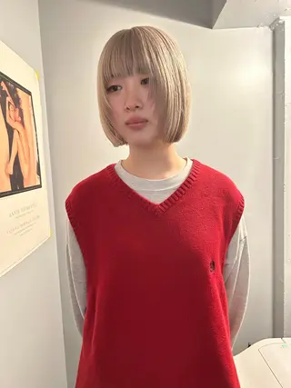 カラー yume☆ハイトーン 🪐デザイン🦠のヘアスタイル