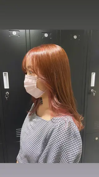 ロング カラー yuna/ボブカット /ハイトーンカラーのヘアスタイル