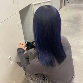 セミロング カラー ヘアアレンジ メンズ 🌟🍒ハイトーン 韓国ヘア/ユウミのヘアスタイル